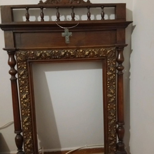 Antique handmade mirror frame like new