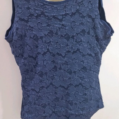 S. Oliver blue lace bodysuit new, size S