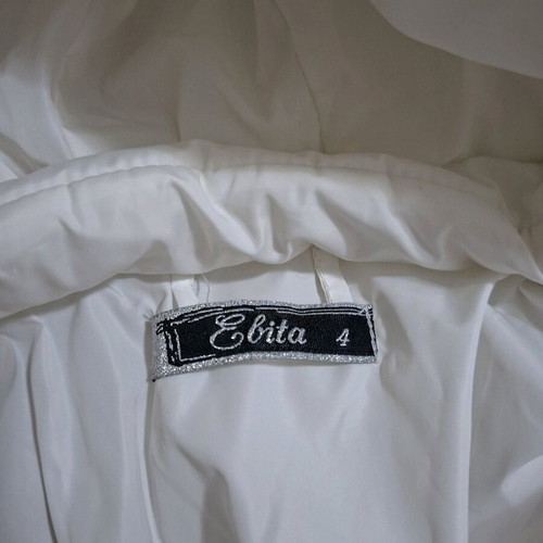 Evita jacket for 4-year-old girl white like new