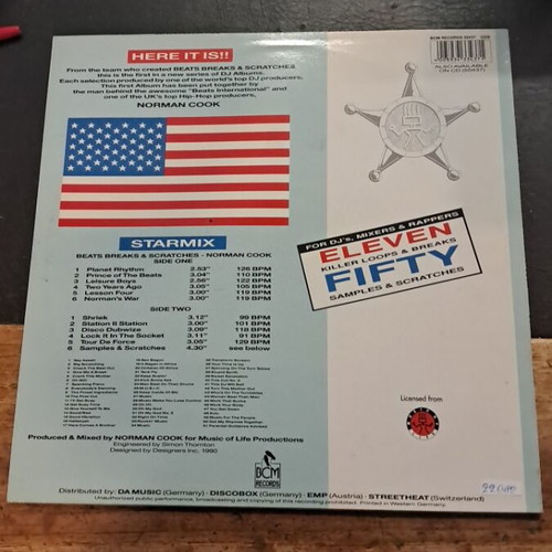 All Star Breakbeats Vol.1 Norman Cook used record