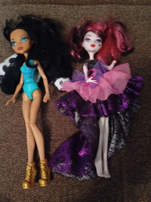 Κούκλες Monster High Drac και Cleo σαν καινούργιες