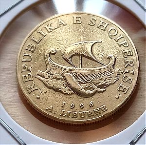 coins Αλβανία 20 Λέκε 1996