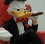 Scrooge McDuck collectible figure new, 3D printed Disney