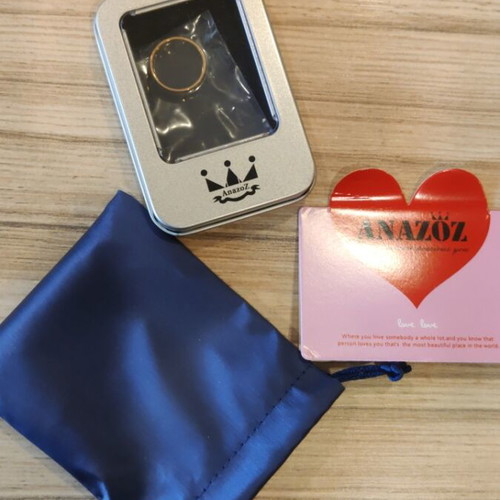 AnaZoZ ring new stainless steel unisex with gift box