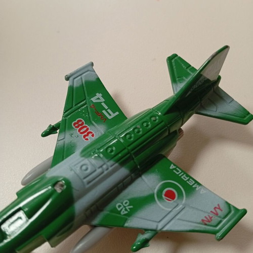 Small airplane figure toy used