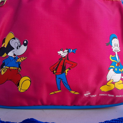 Walt Disney kindergarten school bag new, Greek made 80's Chris
