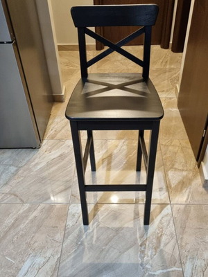 IKEA Ingolf stool like new, wooden