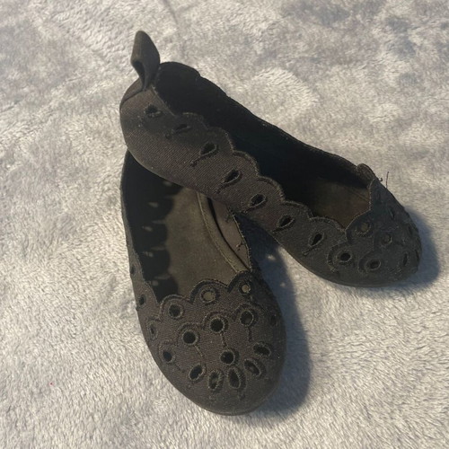 Children's ballet flats used size 24 black