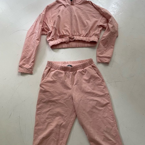Prince Oliver cotton set new, crop sweatshirt and pants