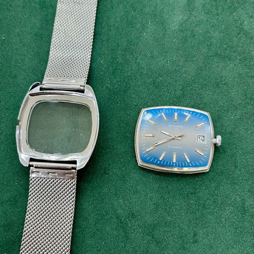 Bifora 115 Vintage Winding Watch like new with Daniel Wellington Bracelet