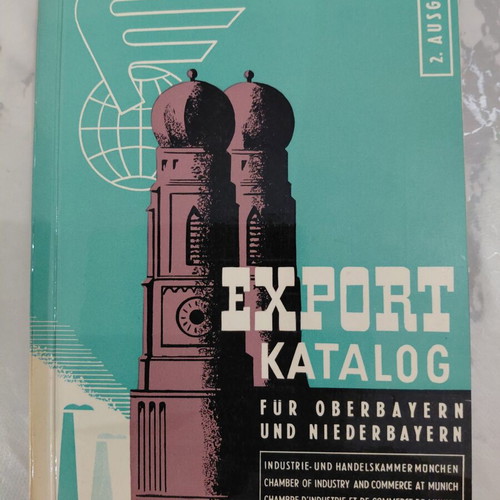 Export Katalog für Oberbayern und Niederbayern 1955 book
