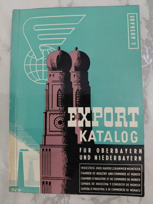 Export Katalog für Oberbayern und Niederbayern 1955 book