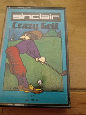 Κασετα παιχνιδιου Sinclair Crazy Golf για κονσολα Nintendo, σε καλη κατασταση