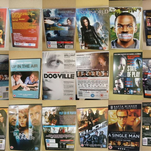 DVD pack of 5 new without Greek subtitles