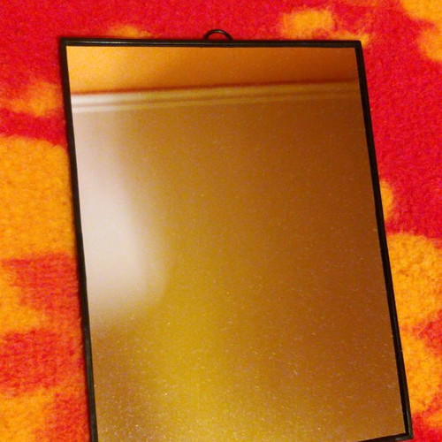 Mirror with stand