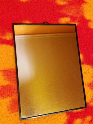 Mirror with stand