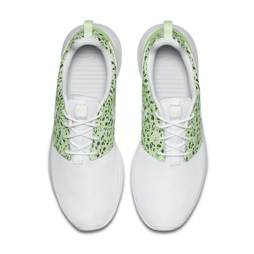 Nike Roshe One Prm λευκά και πράσινα γυναικεία αθλητικά παπούτσια μεταχειρισμένα, νούμερο 39