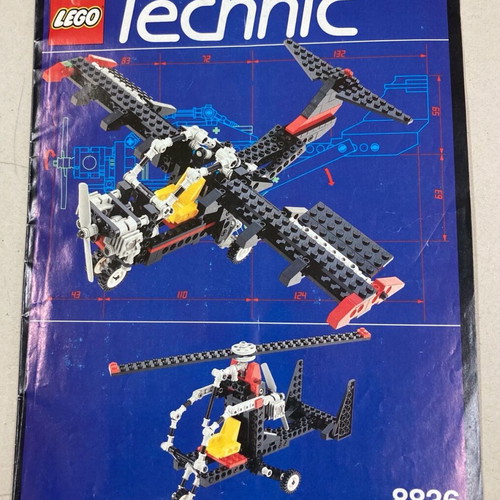 Lego 8836 Sky Ranger ONLY THE INSTRUCTION BOOK In good condition Price 7 Euros