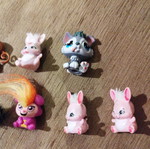 Little Pet Shop miniature animals 7 pcs like new