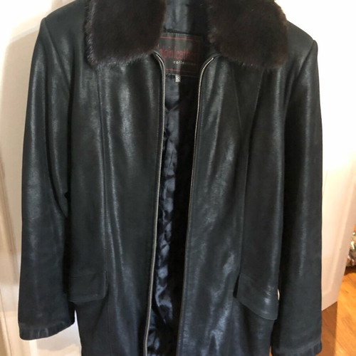 Alpin Genuine Leather Jacket used, women's size S