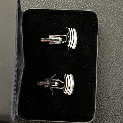 Makis Tselios silver cufflinks