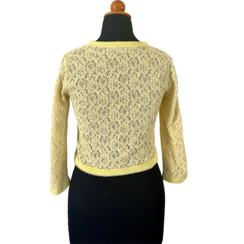 Motivi yellow lace blazer S like new