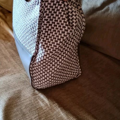 Shoulder bag new, beige and brown