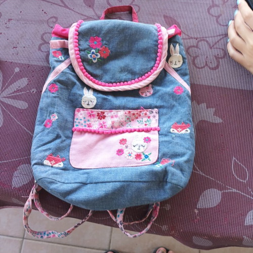 Angels by Accessorize Mini Denim Backpack for Kids like new