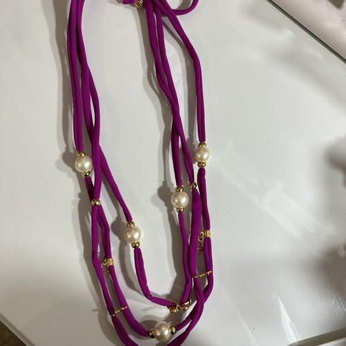 Handmade purple necklace like new