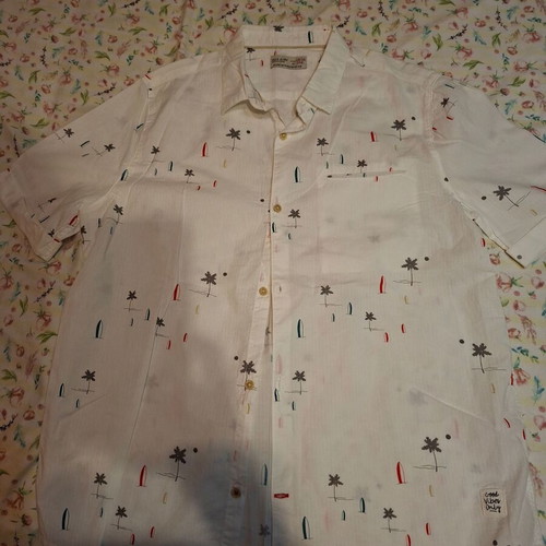 Zara Boys' Shirt New White Size 164 cm Age 13-14