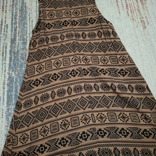 Helmi Sleeveless Dress XL with Ethnic Geometric Print like new