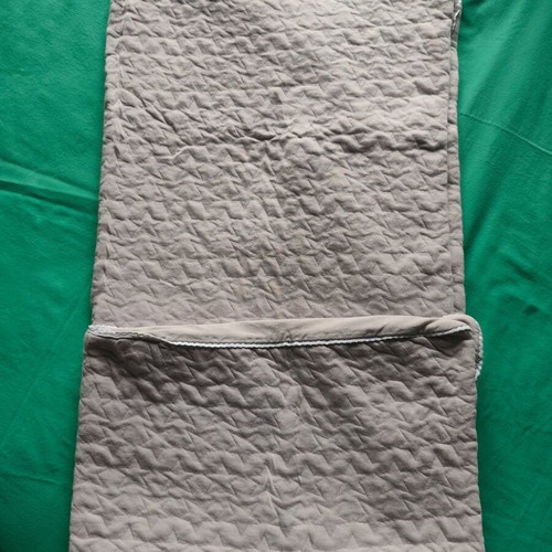 Nef Nef Baby Blanket like new, thin, ice gray with embossed stars