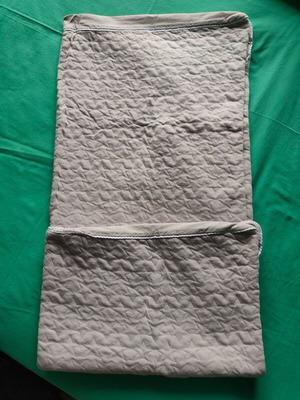 Nef Nef Baby Blanket like new, thin, ice gray with embossed stars