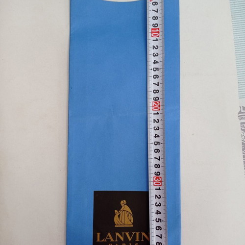 Lanvin packaging paper bags used