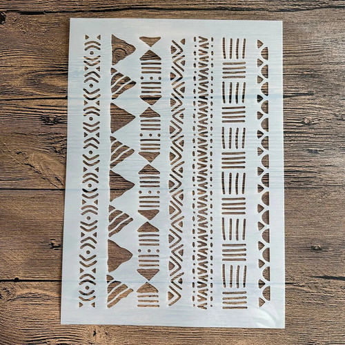 Stencil size A4 new, flexible translucent plastic