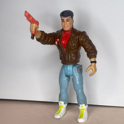 James Bond Jr figure 1990 used with working mechanism