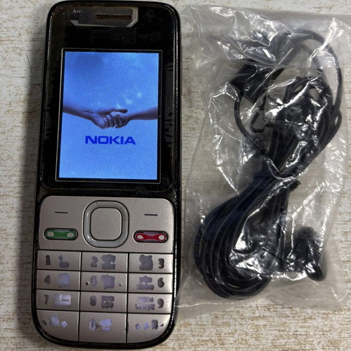 Nokia C2-01 phone used, gray, with memory card
