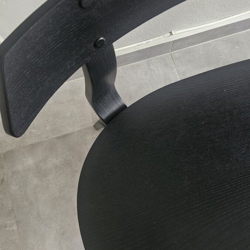 IKEA VÄRMER chair bench black wood like new