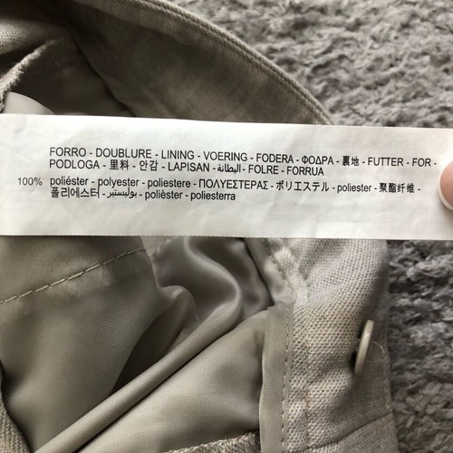 Zara women's pants like new, light gray, size S