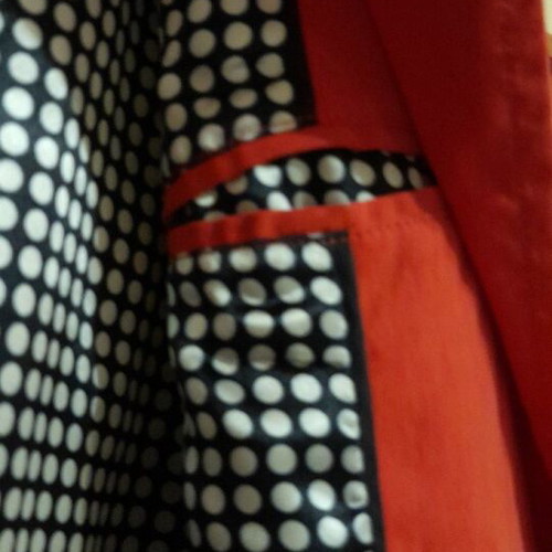 Maddison short trench coat like new, red-coral XL