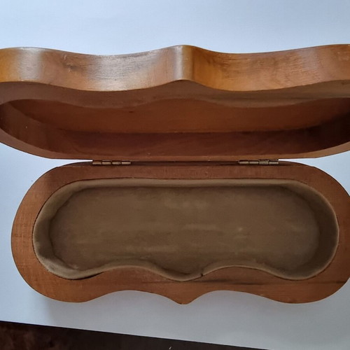 Wooden glasses case like new