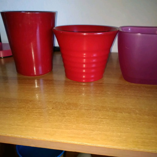 Flower pots used, pack of 3