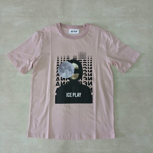 Ice Play women's t-shirt new, pink, 100% cotton, size XS