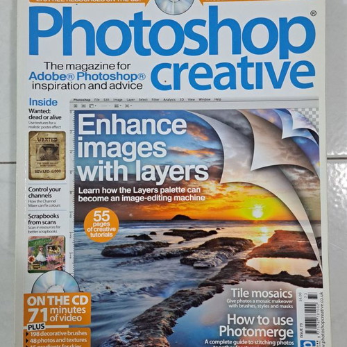 Photography magazines and Photoshop issues collection