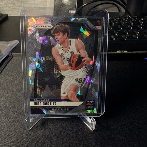 Hugo Gonzalez Real Madrid Prizm Cracked Ice card new