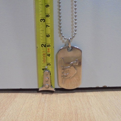 Camel Cigarettes Old Promotional Metal Necklace Used