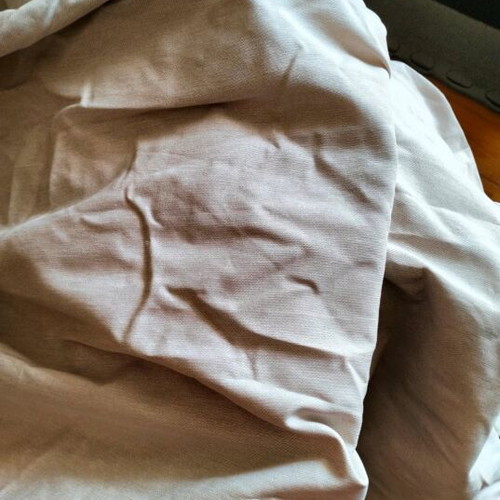 Heavy shading curtain used, cotton fabric, 1.50x2.40m, apricot color