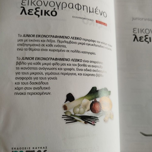 Junior Visual Dictionary Greek-English used