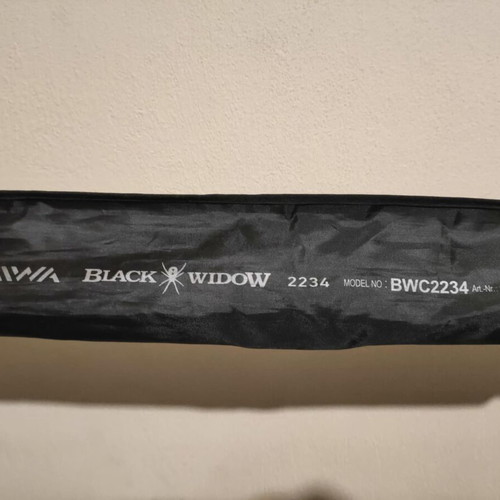 Daiwa Black Widow fishing rods like new, 3.60m 2.75lb & 3lb