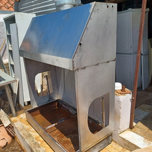 Stainless Steel Grill used, 1.50m length 90cm width
